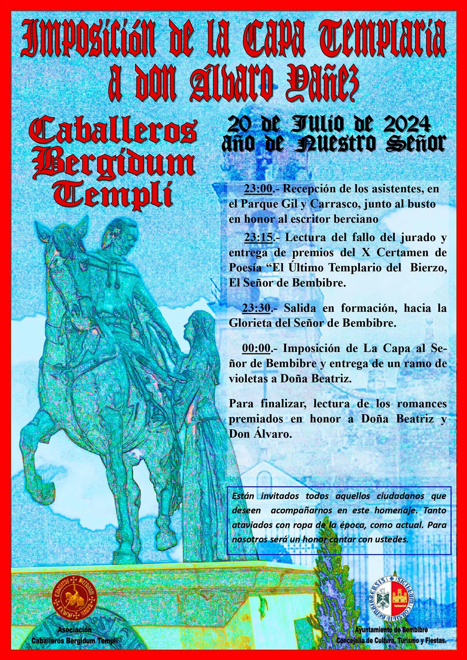 Imposición capa Caballeros Bergidum Templi