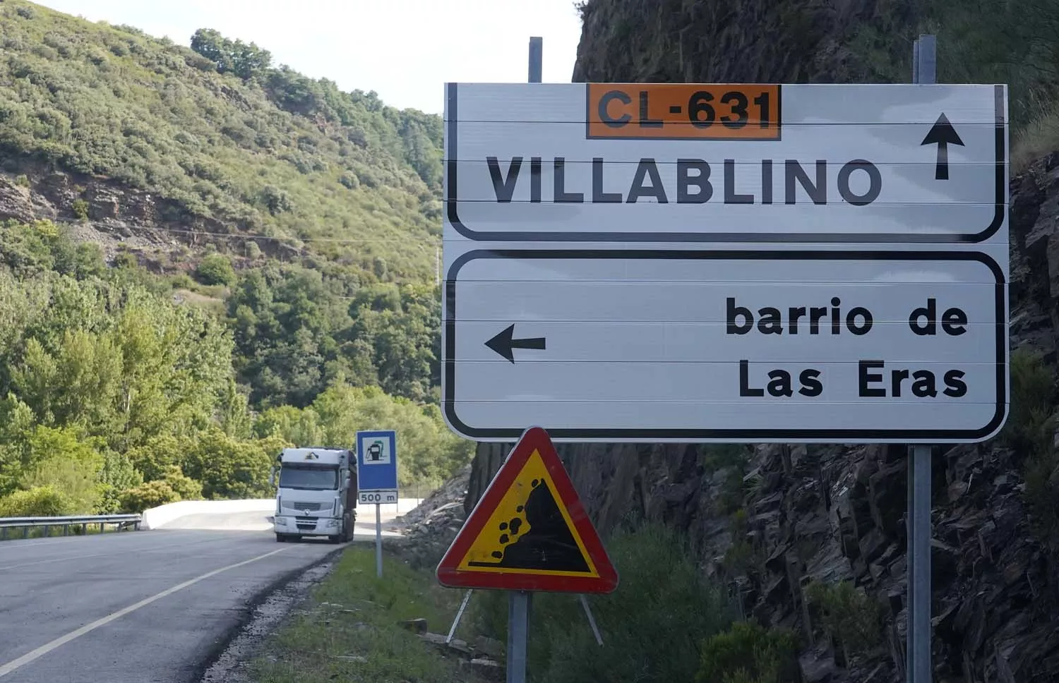 Carril abierto en la carretera CL 631 en la localidad de Páramo del Sil (6)