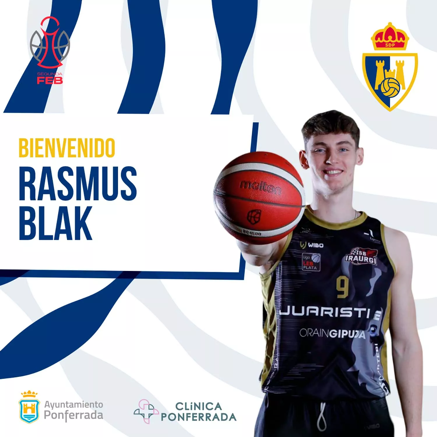 Clínica Ponferrada anuncia el fichaje de Rasmus Blak Moller