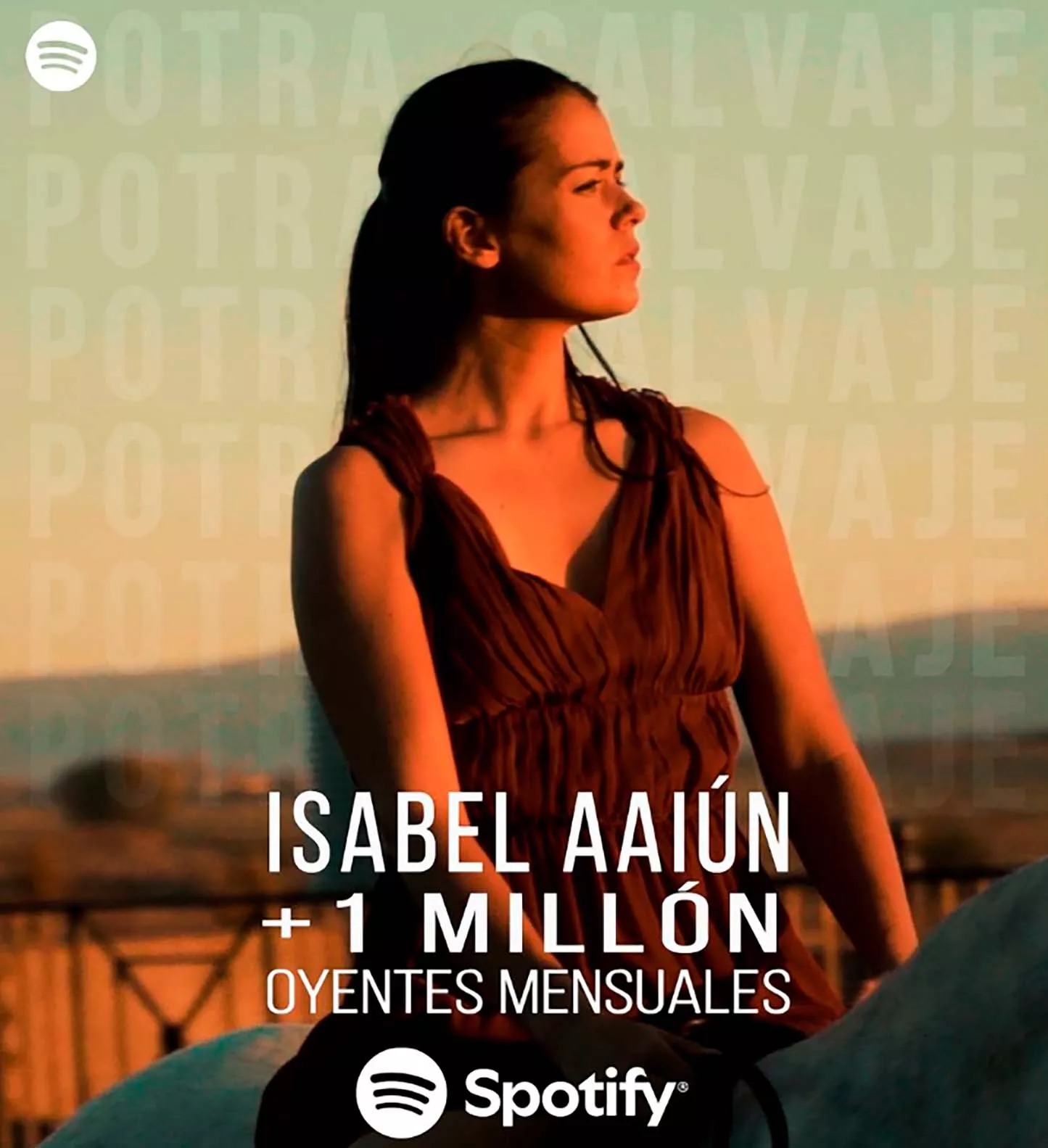 Isabel Aaiún + de un millón de oyentes mensuales en Spotify