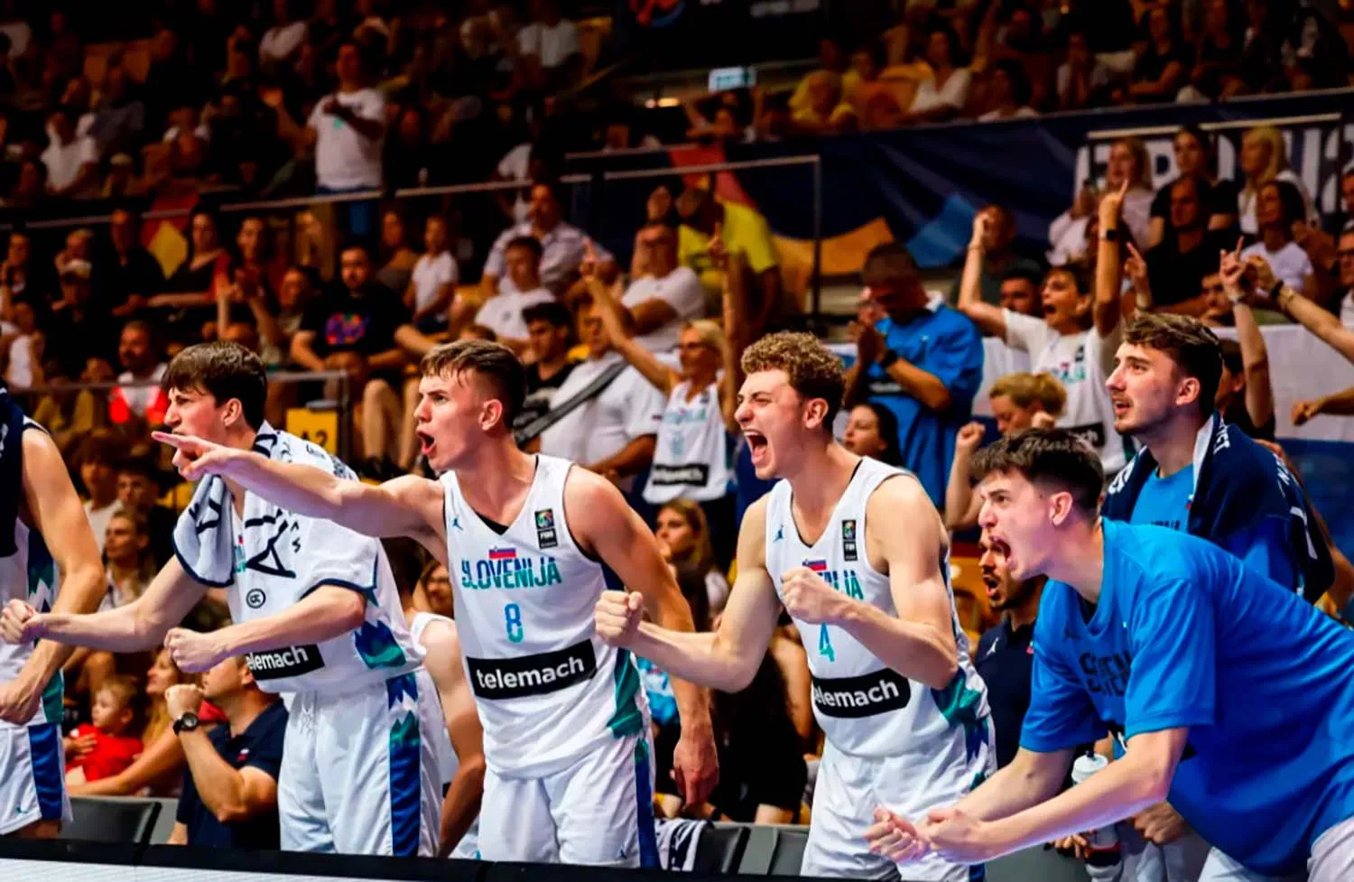 Matija Samarse colgó la medalla de plata en el Eurobasket U20