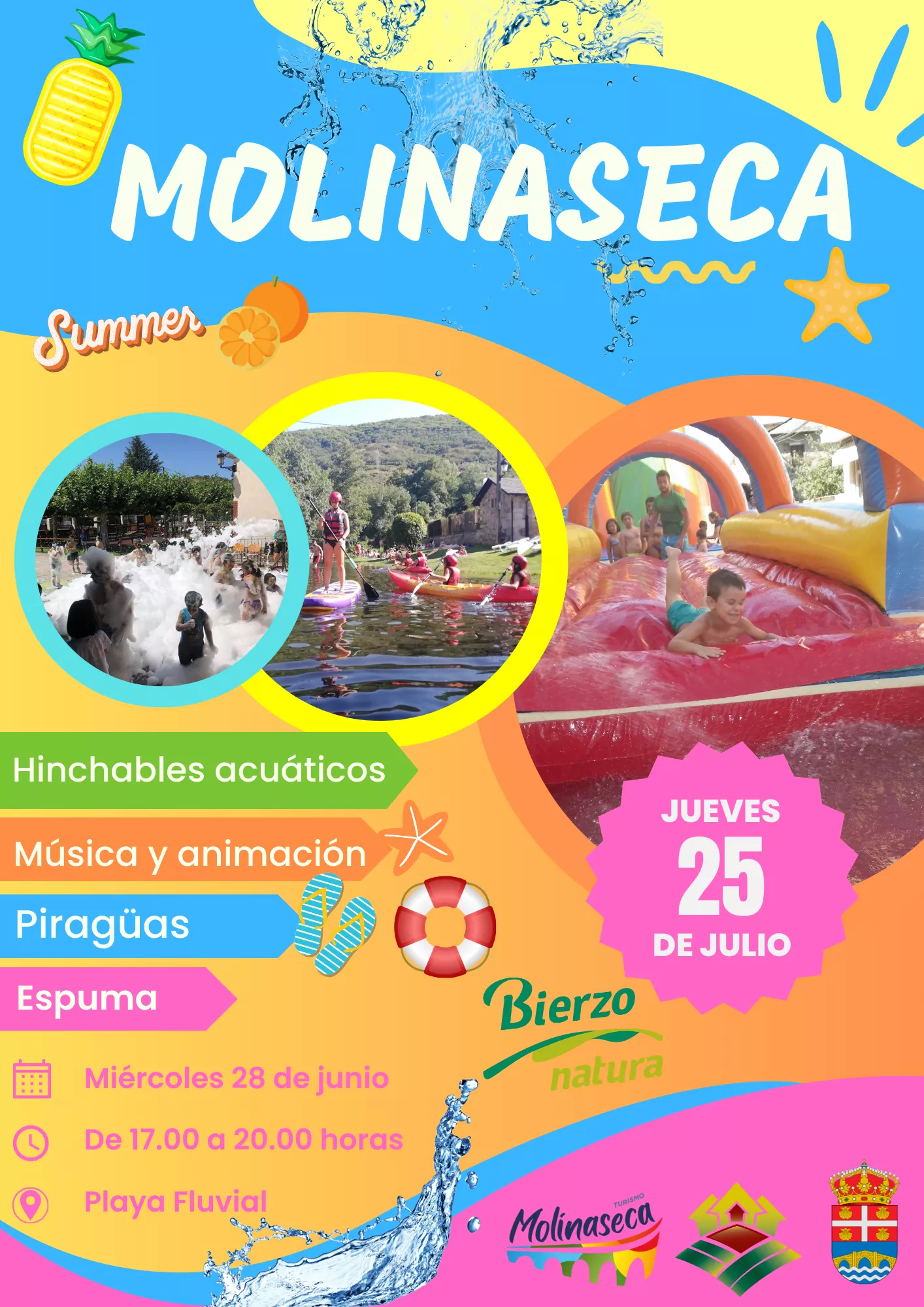 molinaseca 25 julio aquaparty