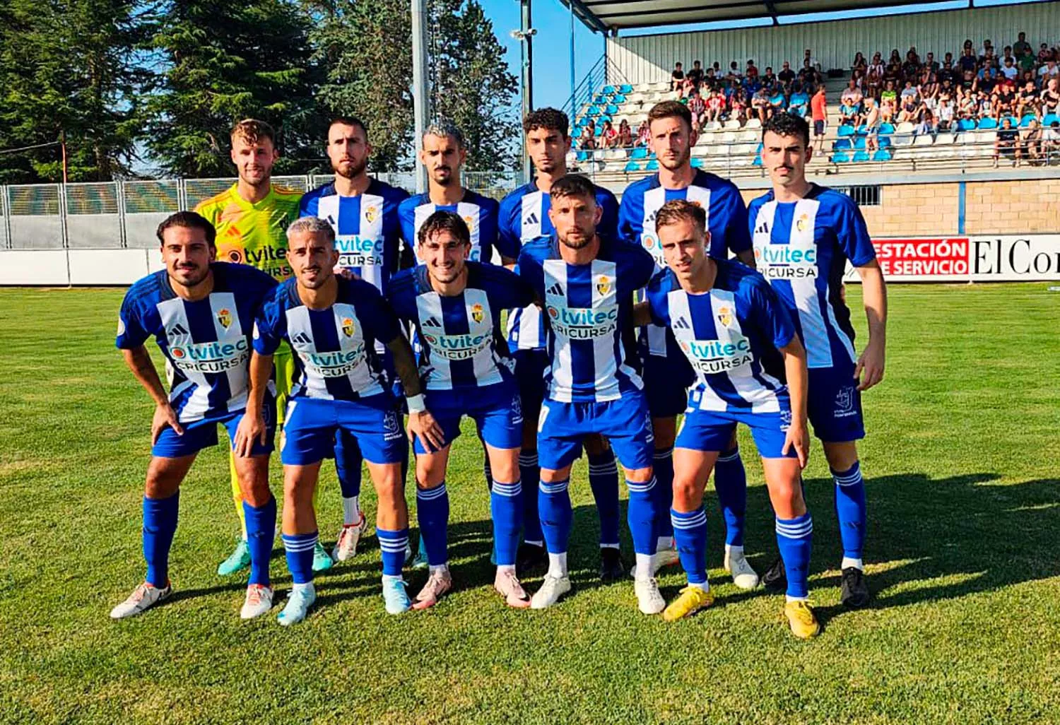 Formación de la SD Ponferradina en la victoria 0 1 ante el Bilbao Athletic