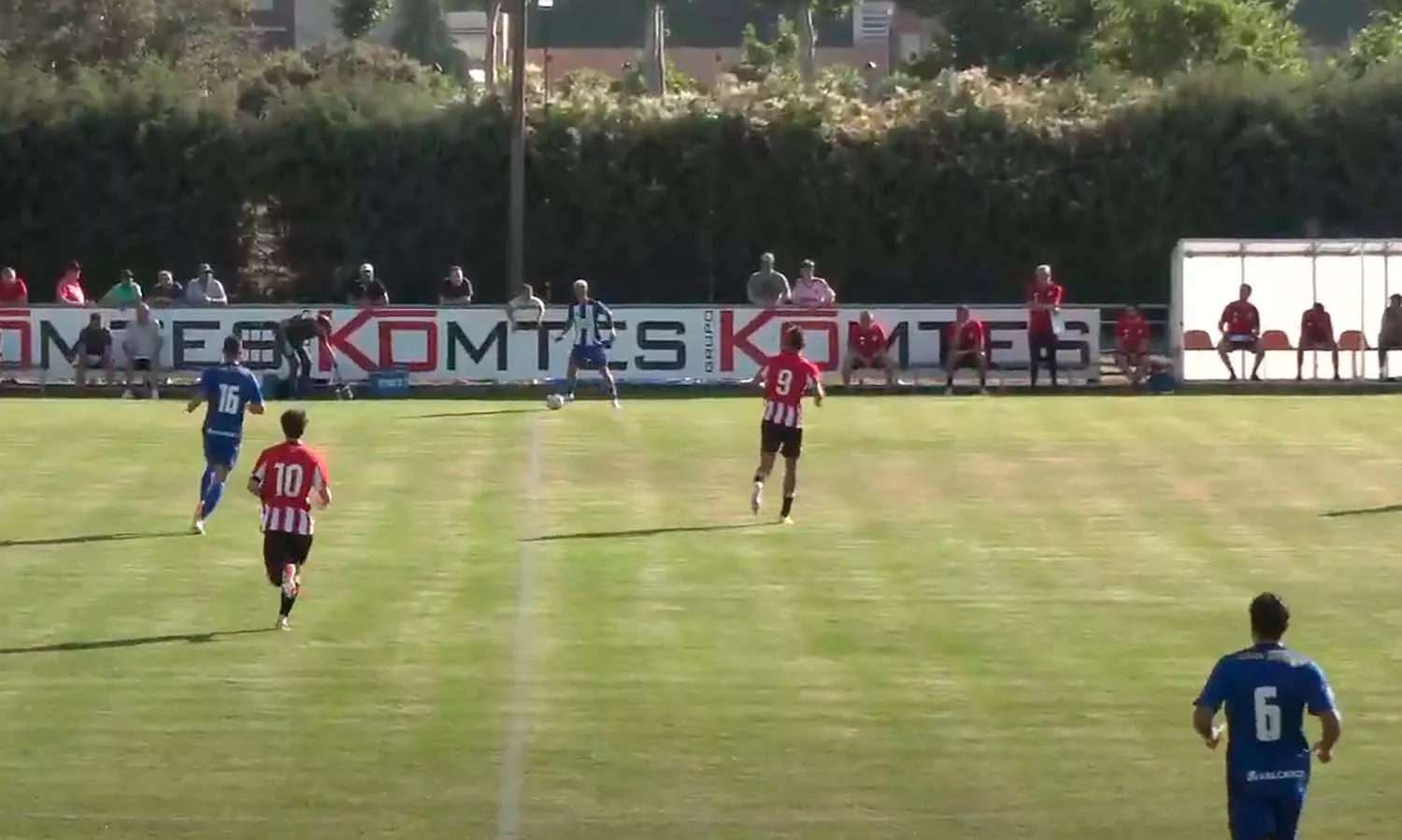 Imagen de la victoria de la SD Ponferradina en pretemporada