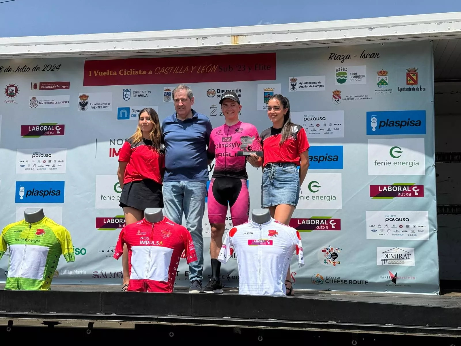 Gran participación del Technosylva Maglia Bembibre Cycling Team en la Vuelta a Castilla y León