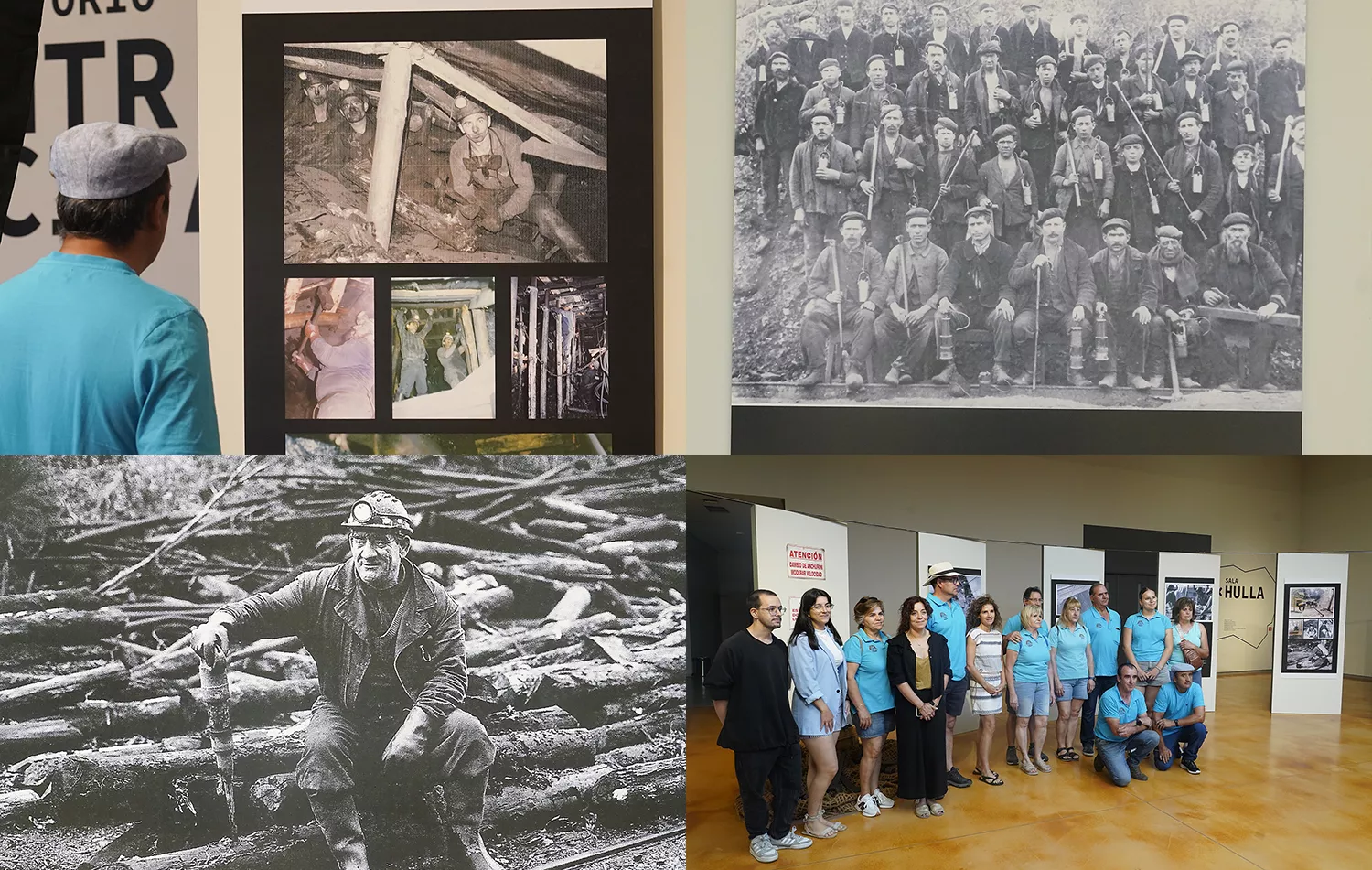 Los oficios de la mina protagonizan la nueva exposición temporal de La Térmica Cultural de Ponferrada