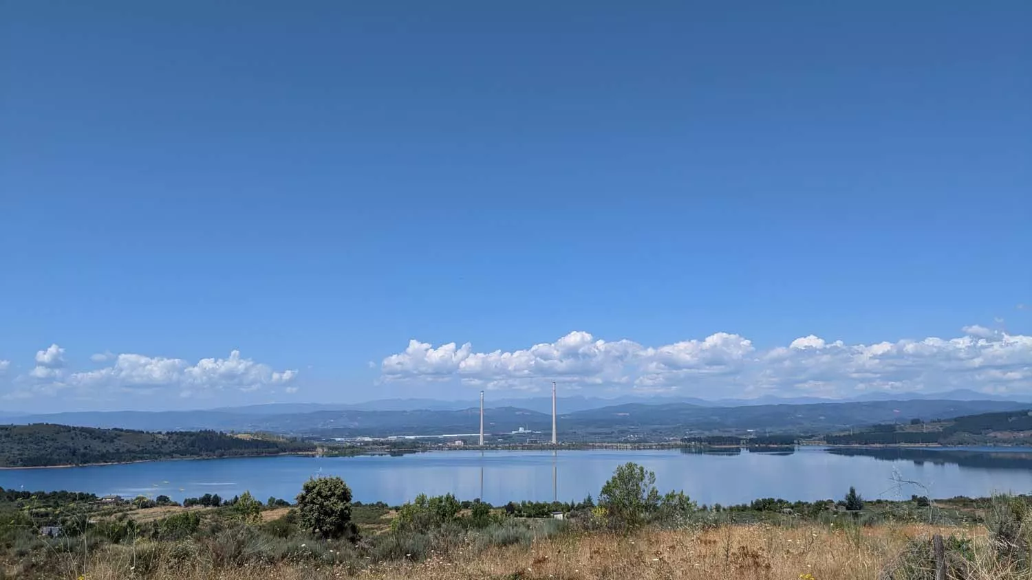 El pantano de Bárcena a 1 de agosto (1)