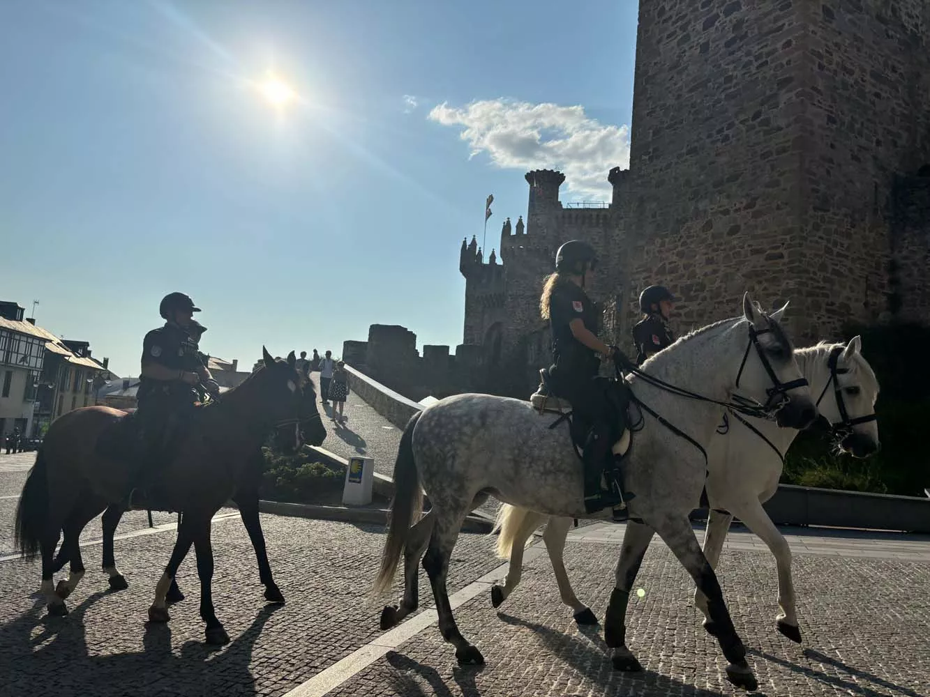 Unidad de caballería en Ponferrada (2)