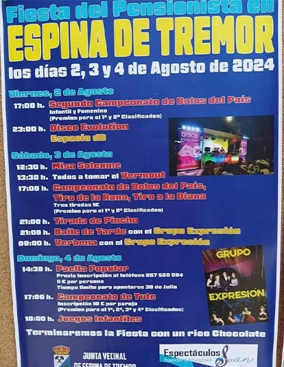 Fiestas en Espina de Tremor