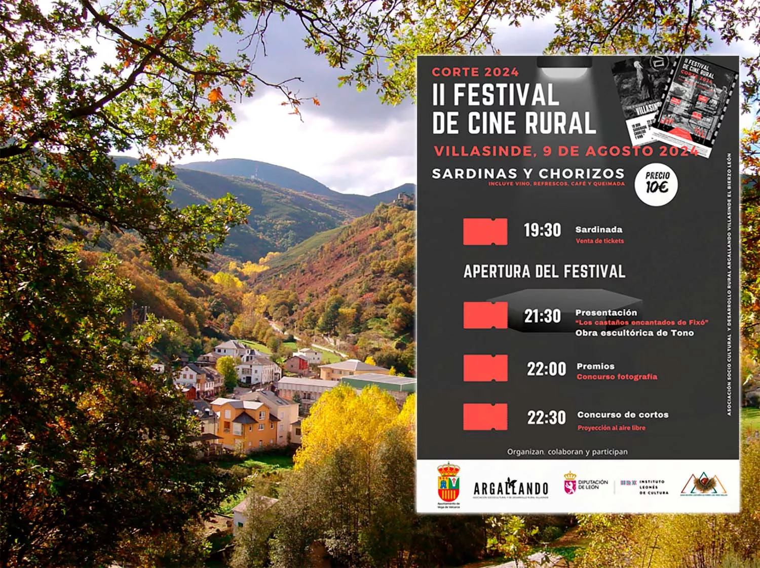 Villasinde, Vega de Valcarce, organiza el II Festival de Cine Rural