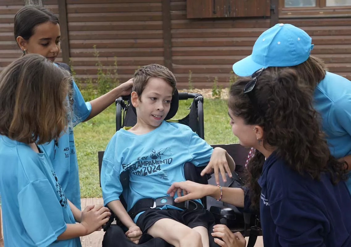 Inauguración del campamento del Bosque de los Sueños de Aspaym | César Sánchez - ICAL