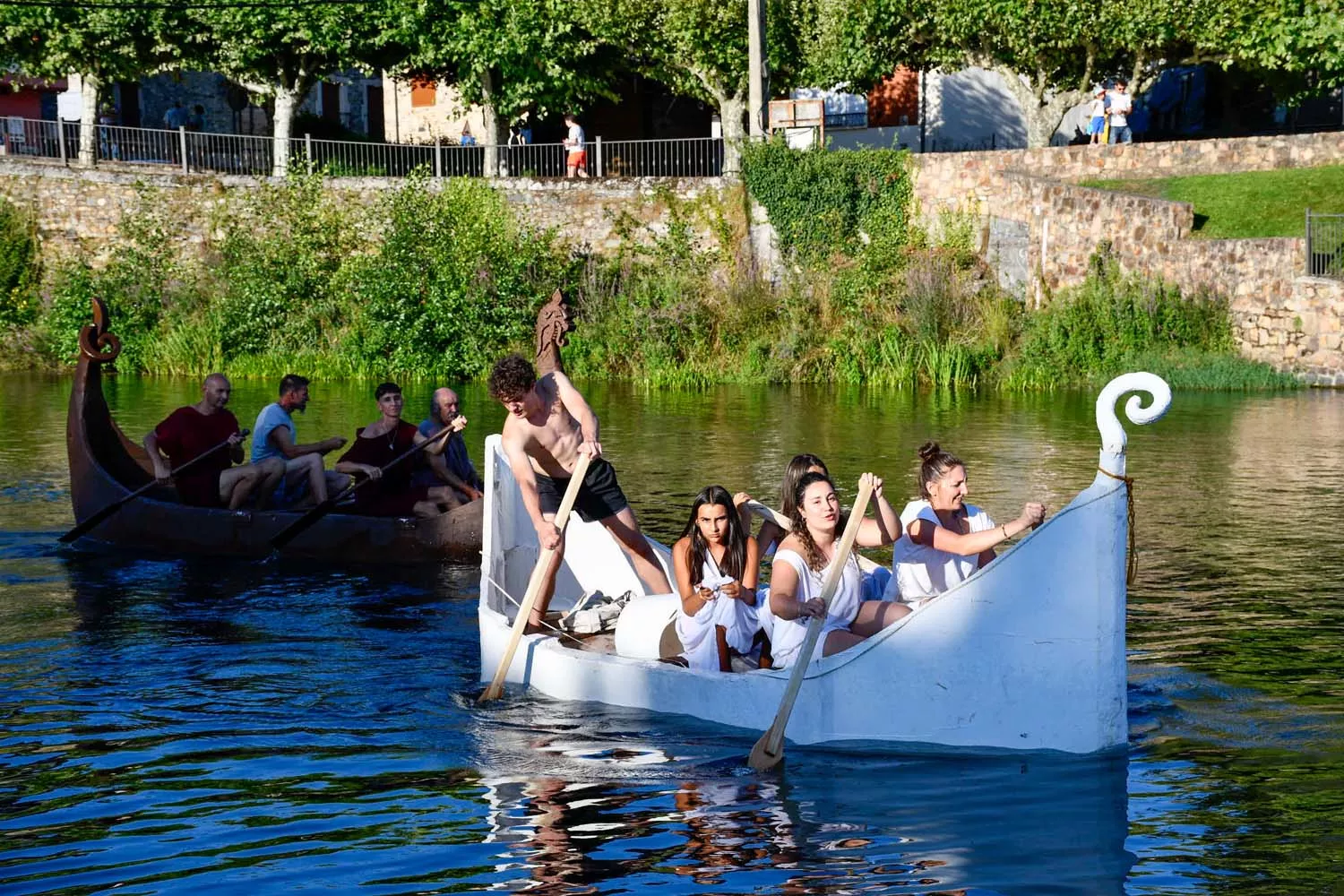 Batalla naval de la Ludus Bergidum de Cacabelos