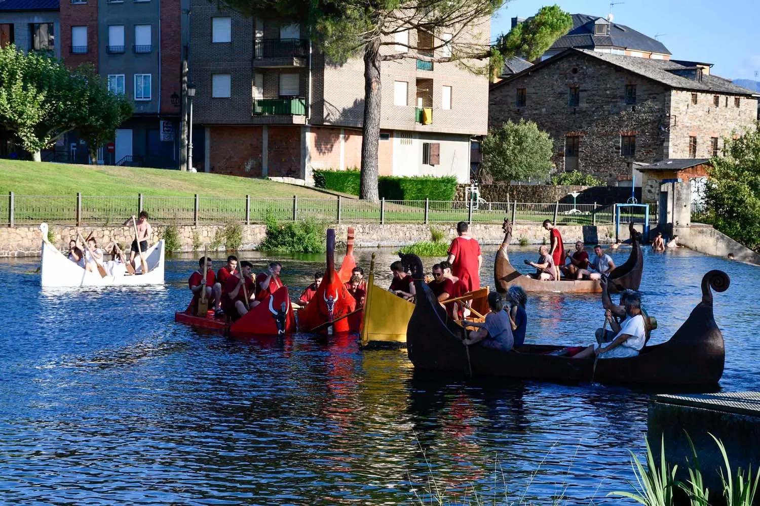 Batalla naval de la Ludus Bergidum de Cacabelos