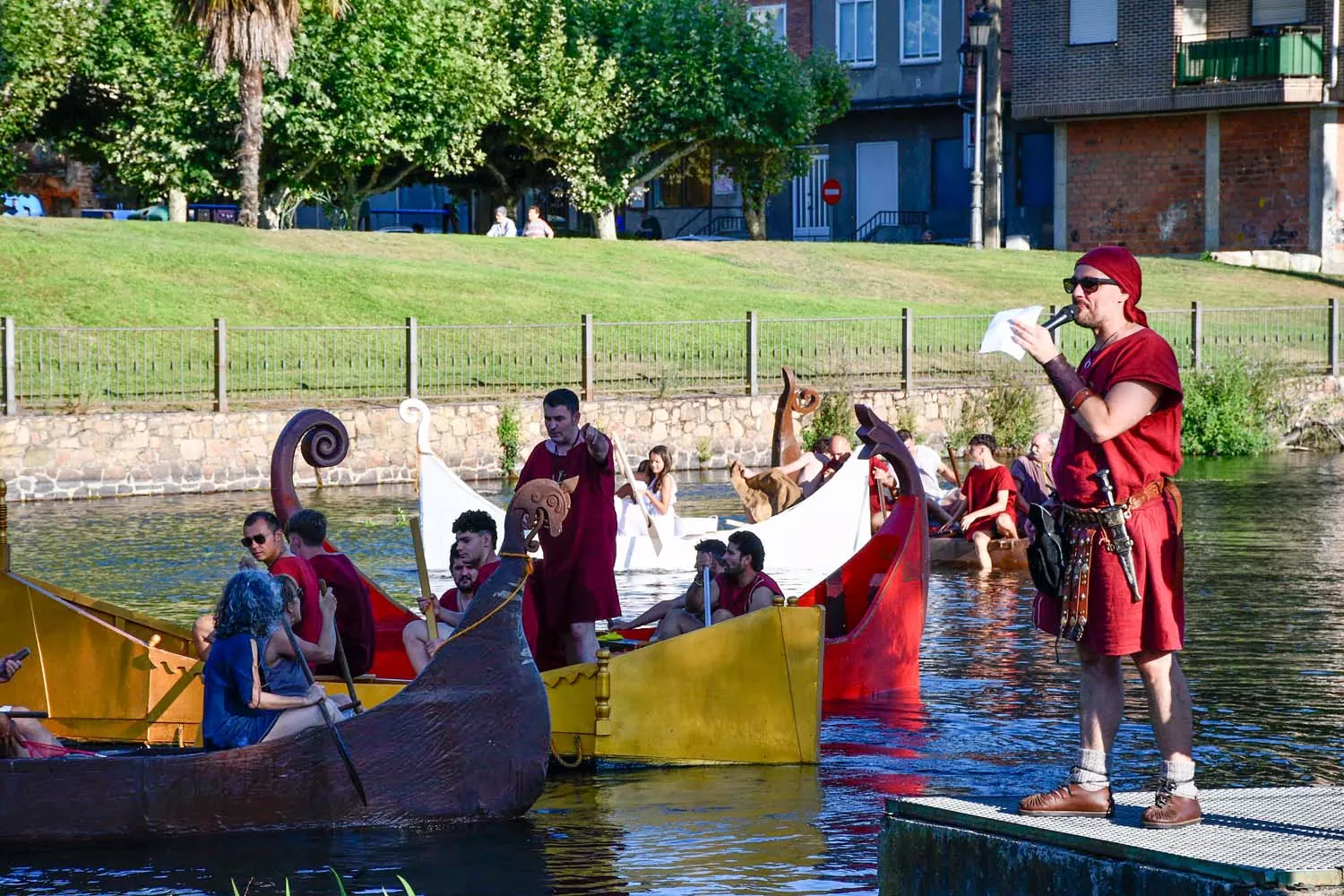 Batalla naval de la Ludus Bergidum de Cacabelos