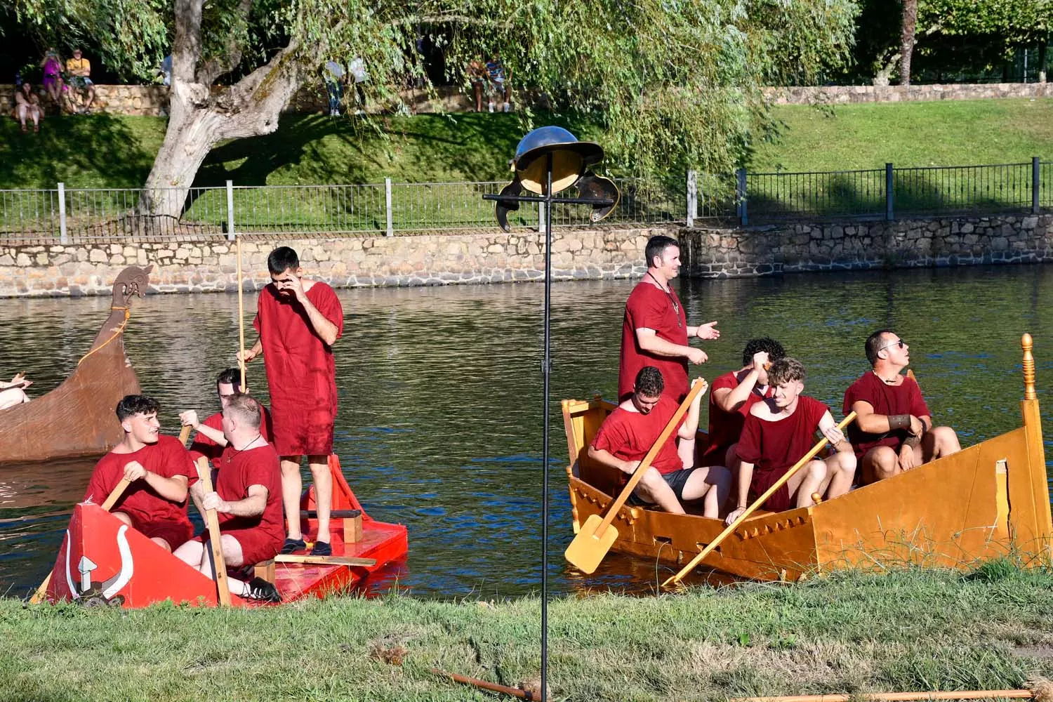 Batalla naval de la Ludus Bergidum de Cacabelos