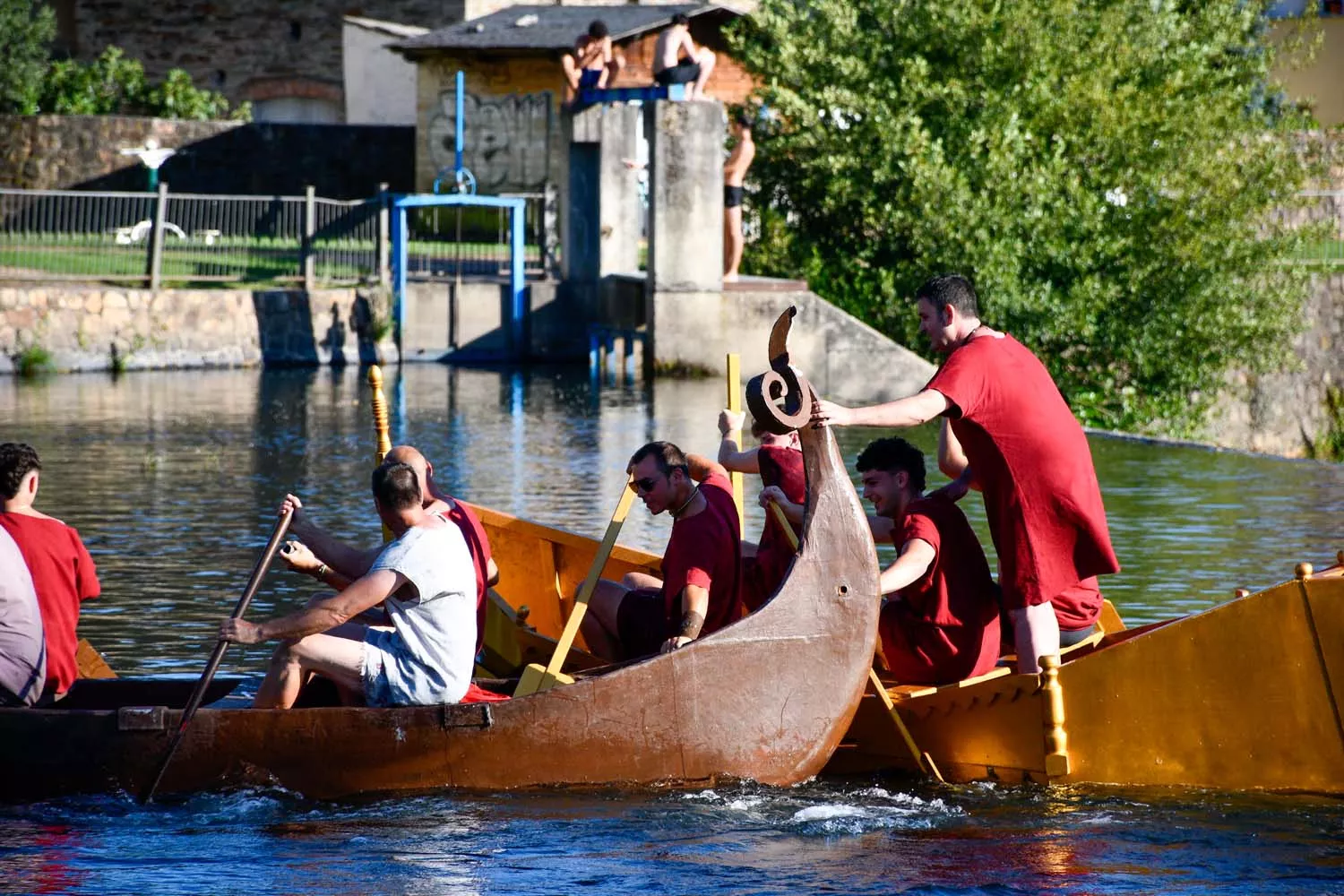 Batalla naval de la Ludus Bergidum de Cacabelos