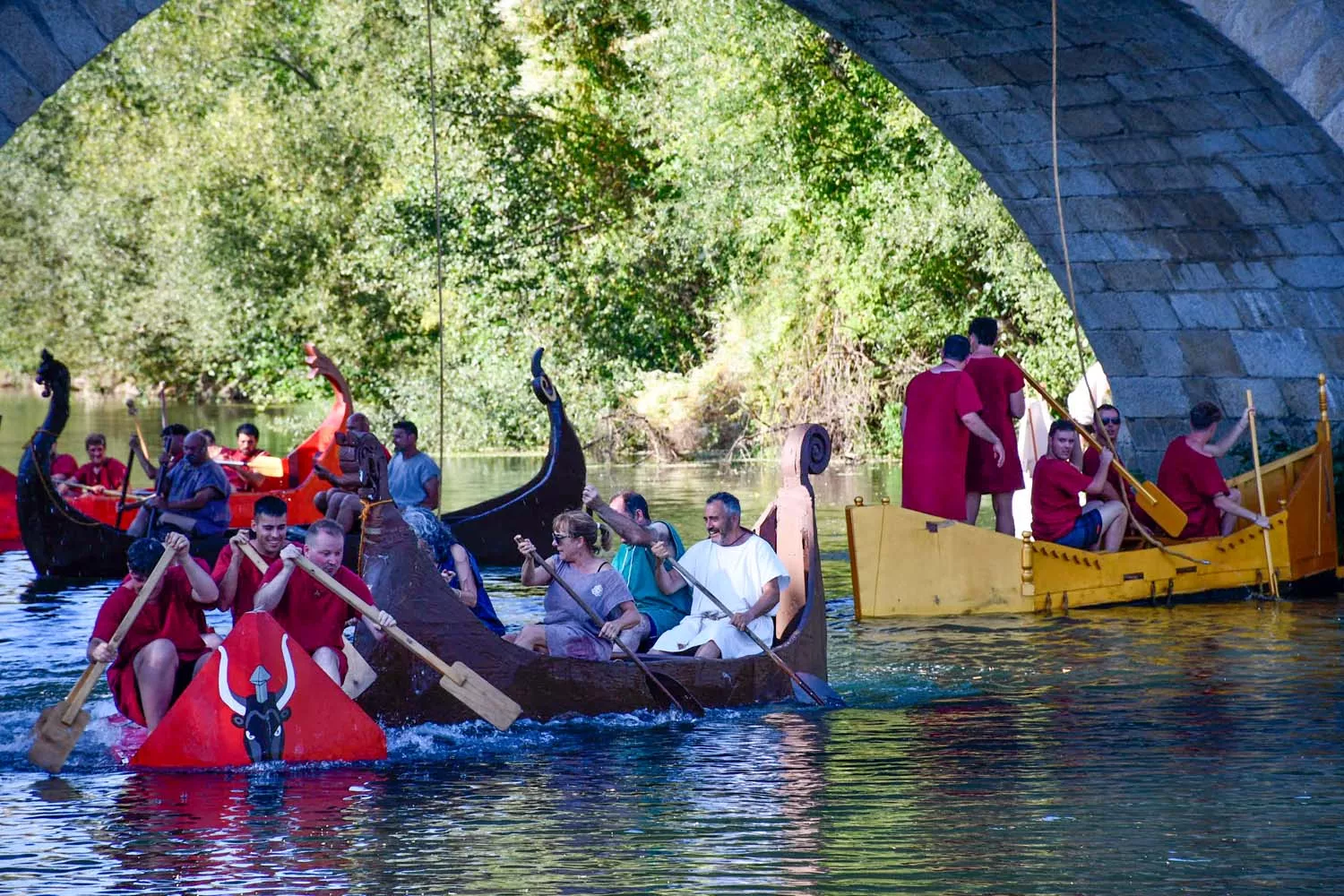 Batalla naval de la Ludus Bergidum de Cacabelos