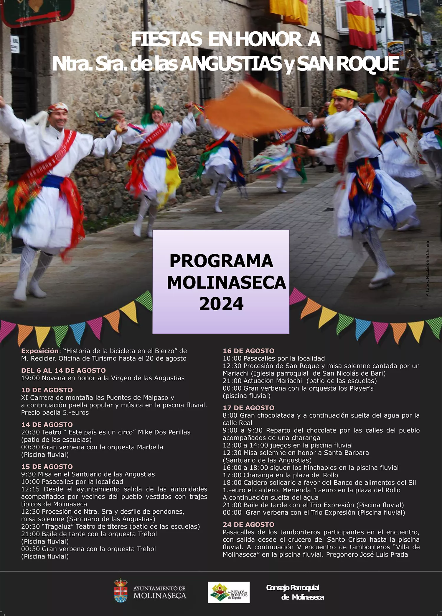 Cartel Fiestas Molinaseca 2024