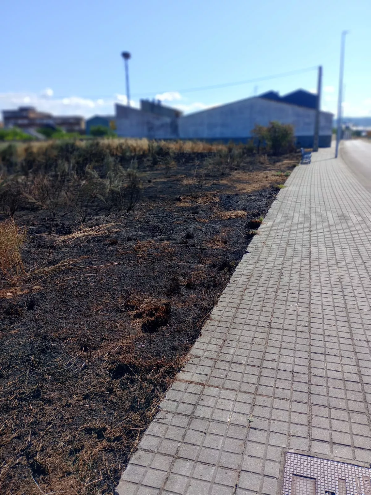 Incendio intencionado en el barrio de Socuello (Bembibre) (1)