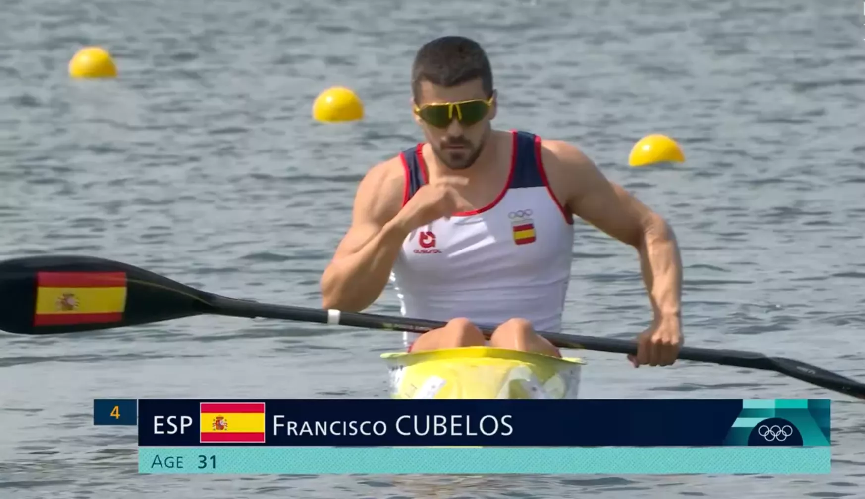 El piragüista con raíces bercianas Paco Cubelos, tercero en la final de consolación de los Juegos Olímpicos en el K1 1.000 metros