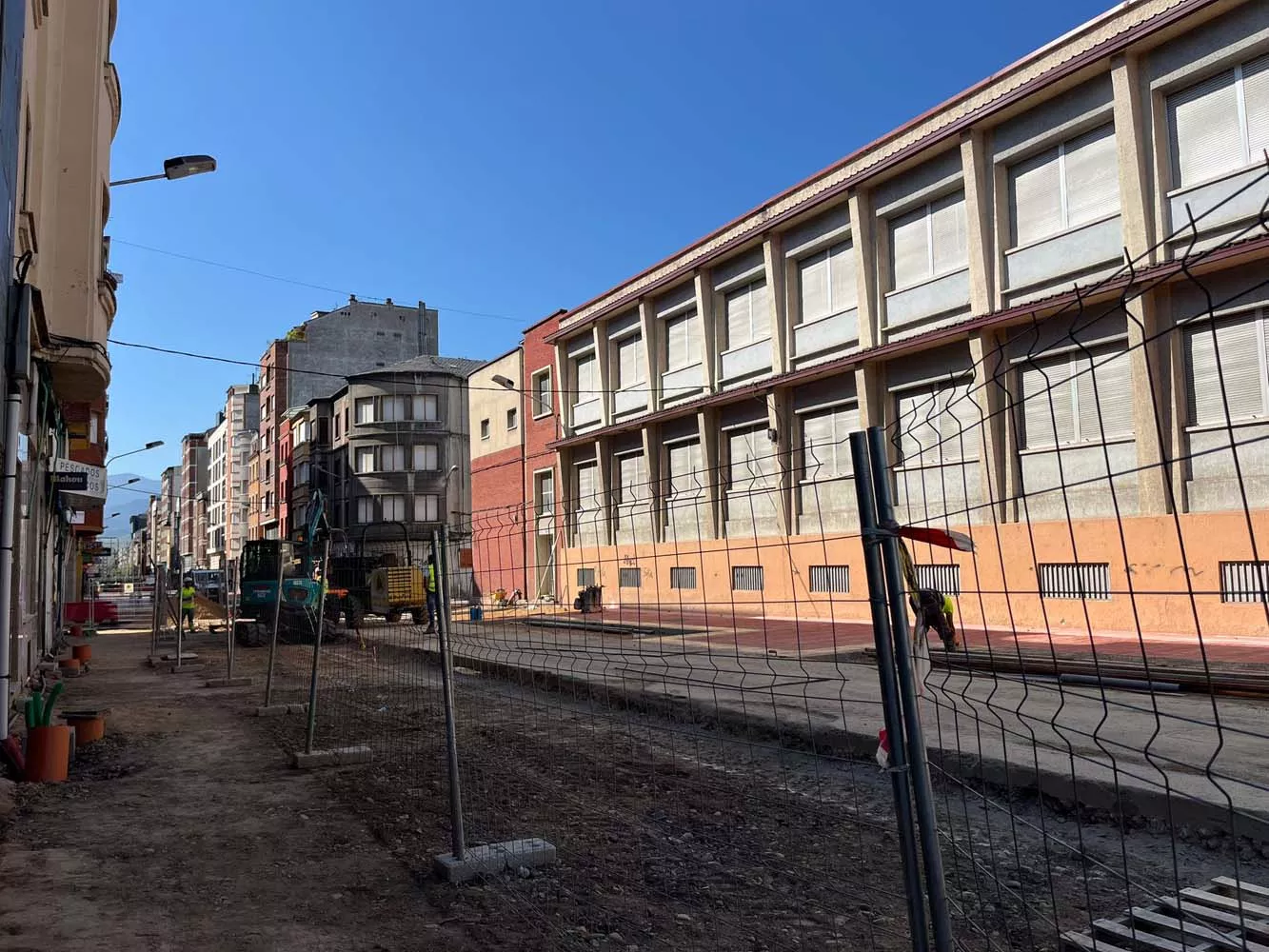 Obras en la calle Gómez Núñez de Ponferrada (6)