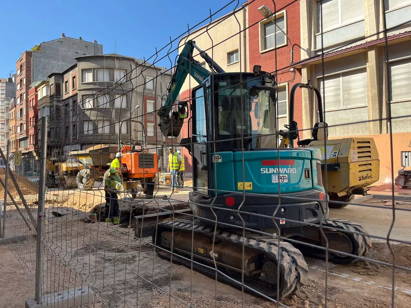 Obras en la calle Gómez Núñez de Ponferrada (7)