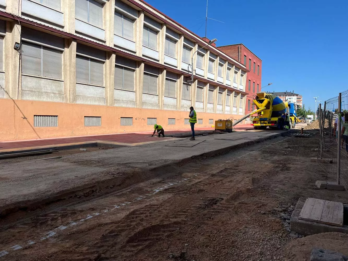 Obras en la calle Gómez Núñez de Ponferrada (4)