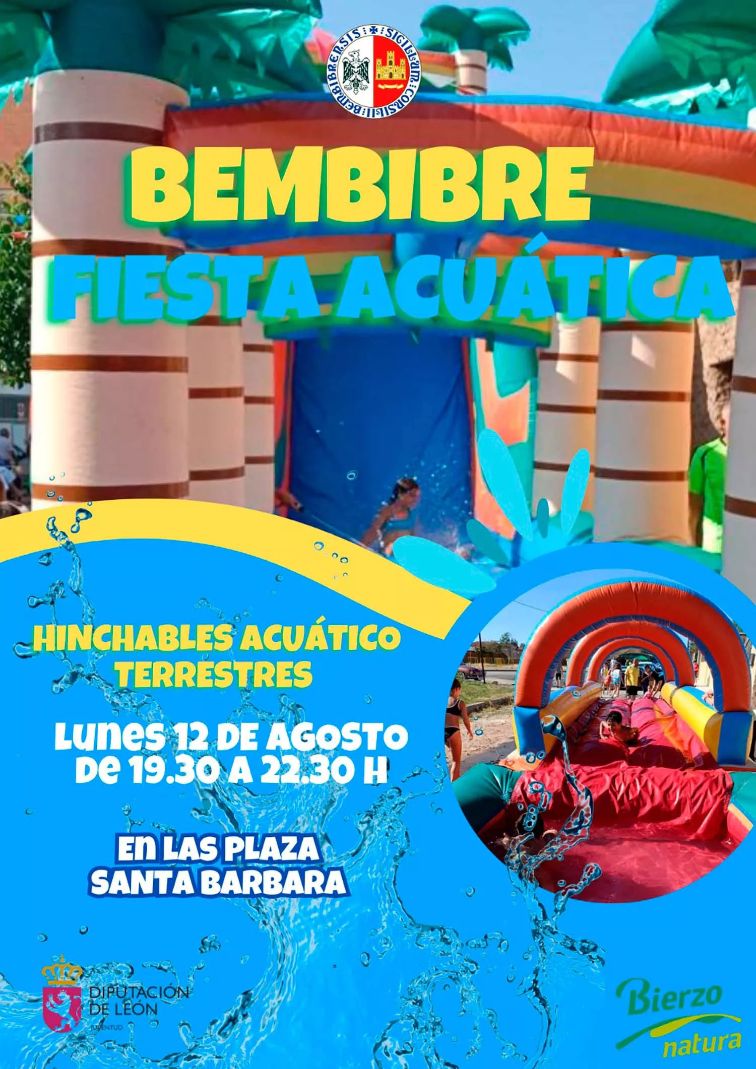 Fiesta acuática semana de la juventud de Bembibre