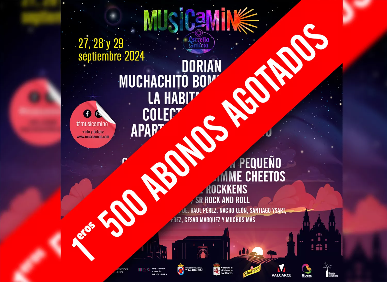 Musicamino agota sus primeras 500 localidades y saca a la venta un nuevo paquete promocional de otras 1.000