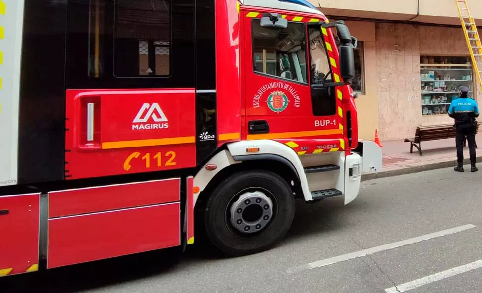 Actuación de bomberos de Valladolid | Imagen @BomberosVLL