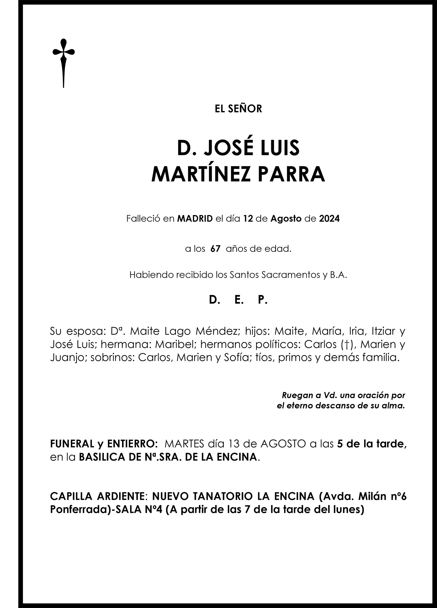 JOSÉ LUIS MARTÍNEZ PARRA