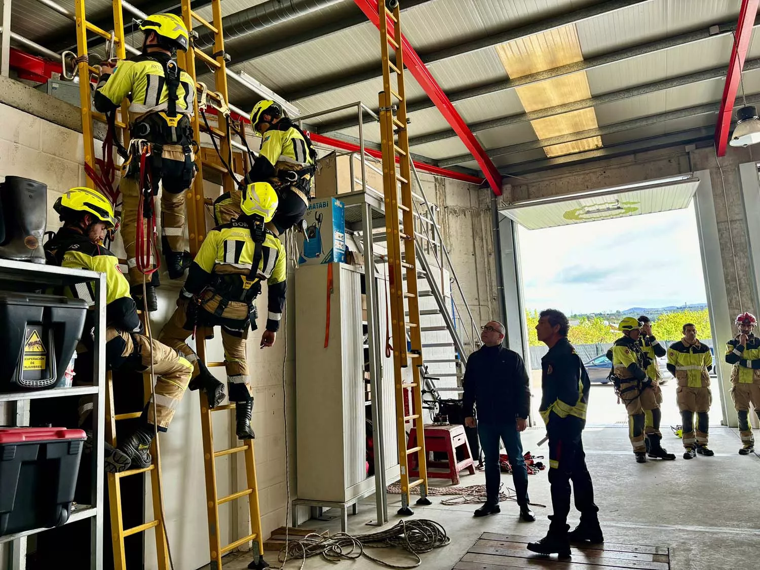 Curso formación Bomberos de Ponferrada