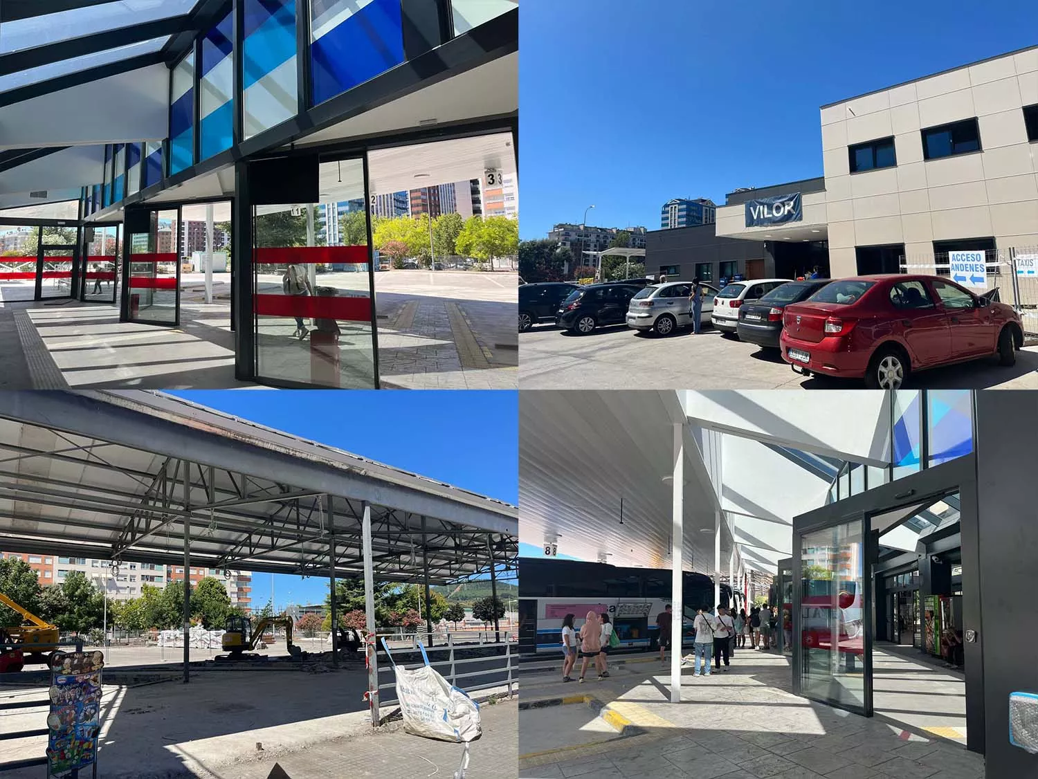 Estado actual de la nueva estación de autobuses de Ponferrada