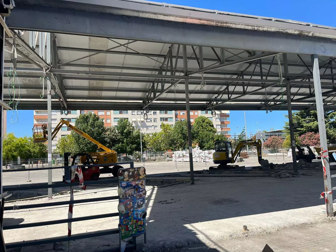 Avanzan las obras de la estación de autobuses de Ponferrada