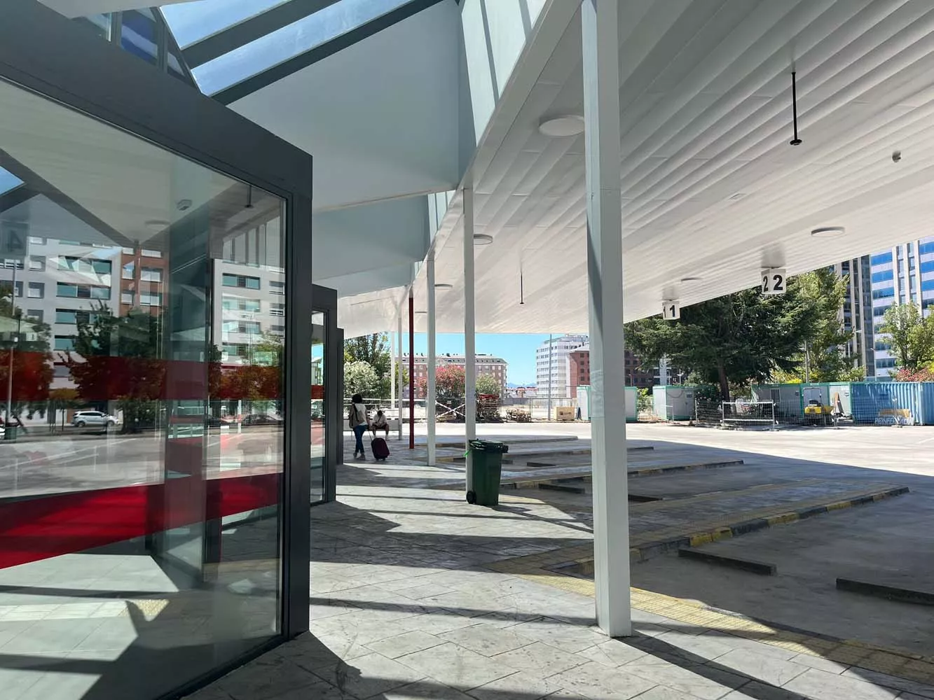 Avanzan las obras de la estación de autobuses de Ponferrada