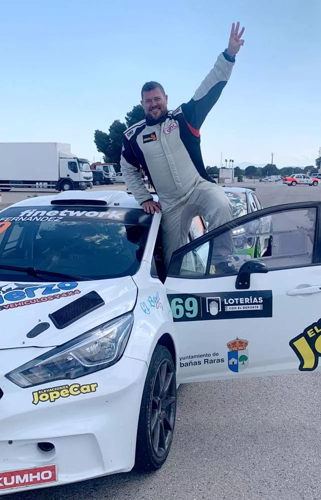 Carlos Fernández, padre de Jorge Fernández, piloto de trial del moto Club Bierzo