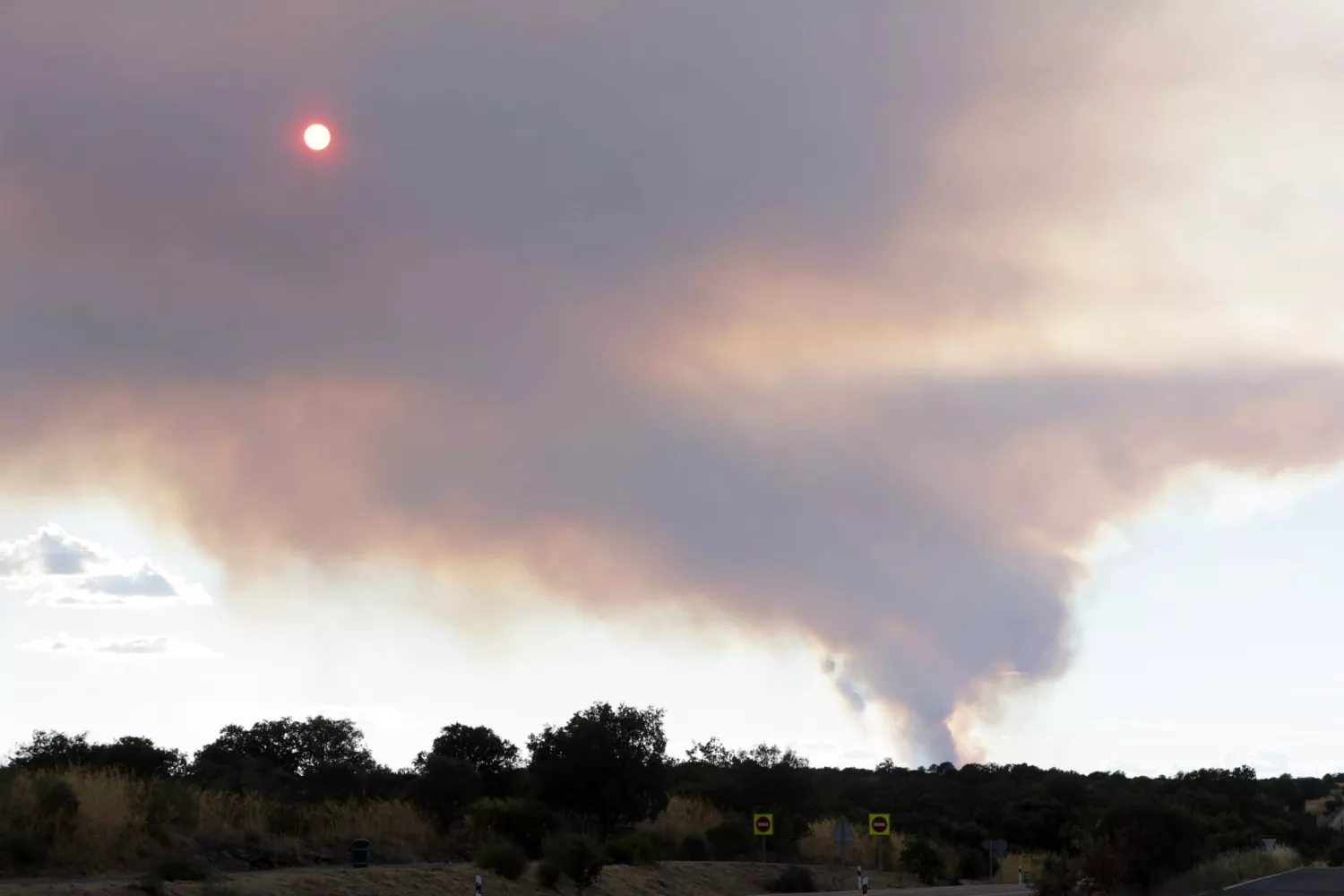 Incendio forestal en Trabazos (Zamora)