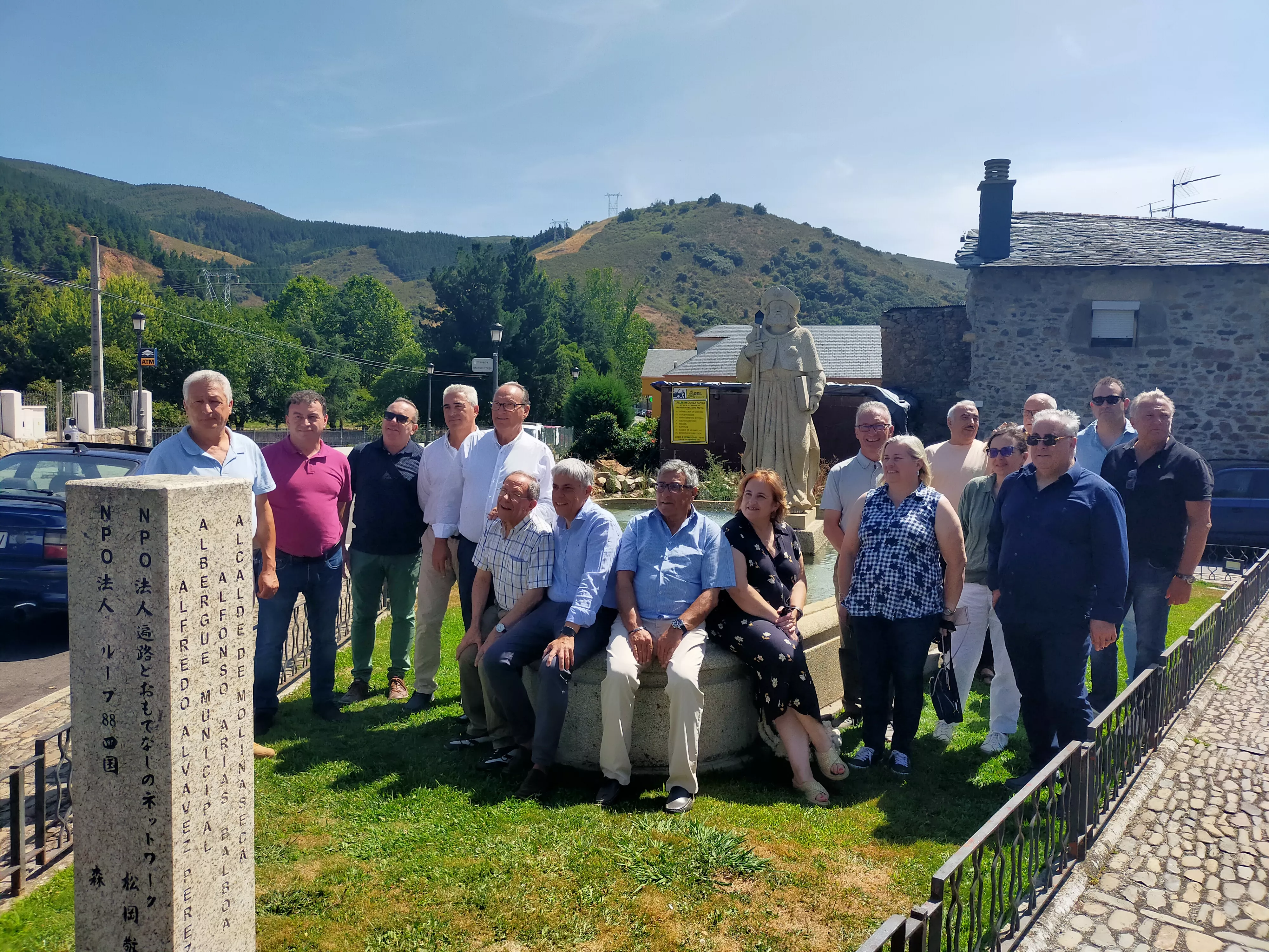 Molinaseca recibe la visita de los alcaldes de la Mancomunidad de Concellos Gallegos del Camino Francés 2