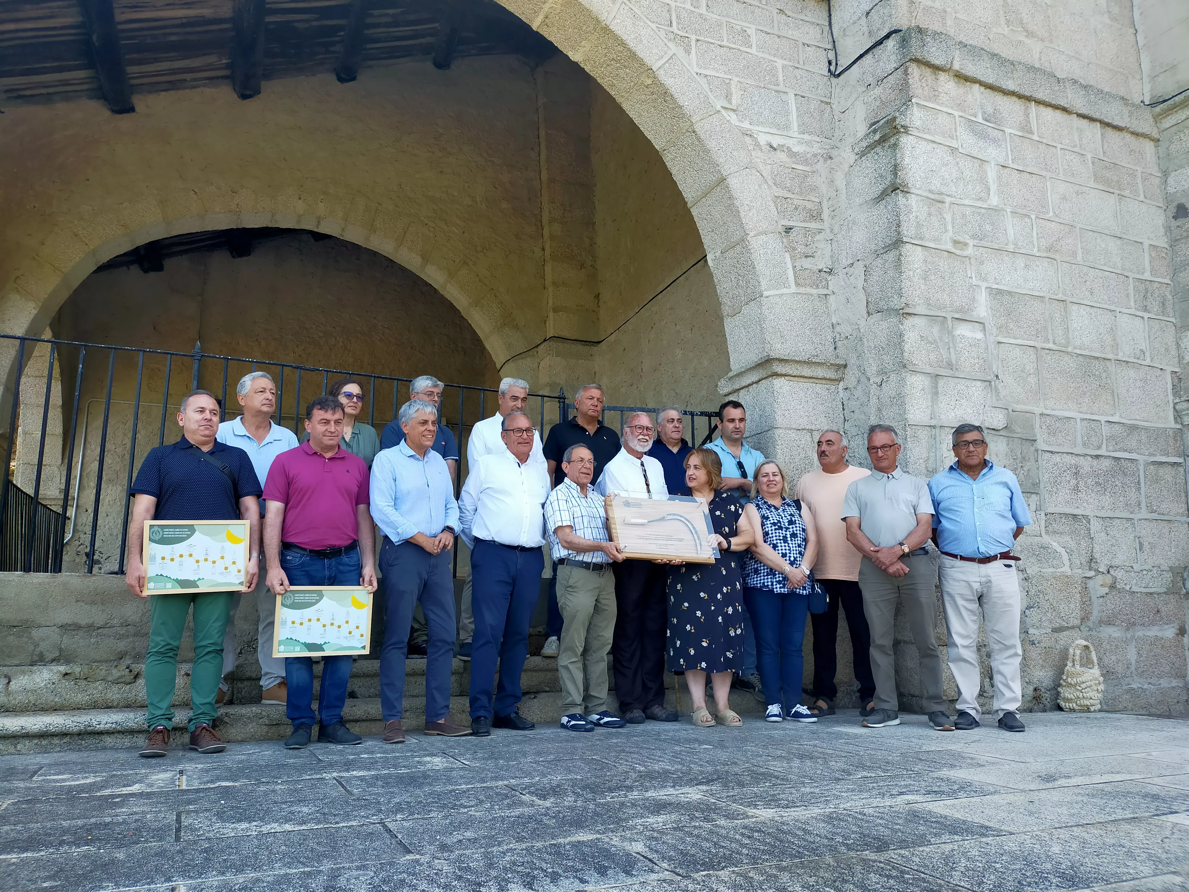 Molinaseca recibe la visita de los alcaldes de la Mancomunidad de Concellos Gallegos del Camino Francés 1