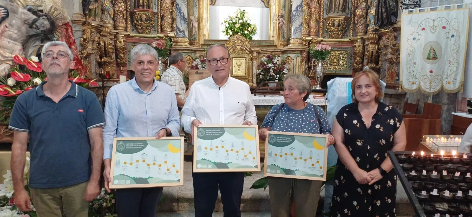 Molinaseca recibe la visita de los alcaldes de la Mancomunidad de Concellos Gallegos del Camino Francés