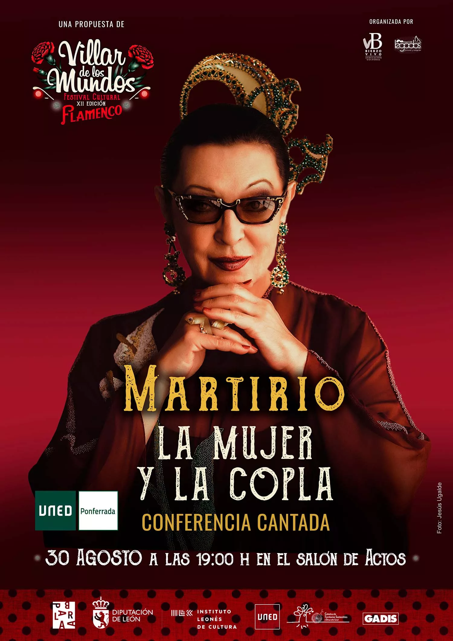 Cartel presentación Martirio en la XII Edición de Villar de los Mundos