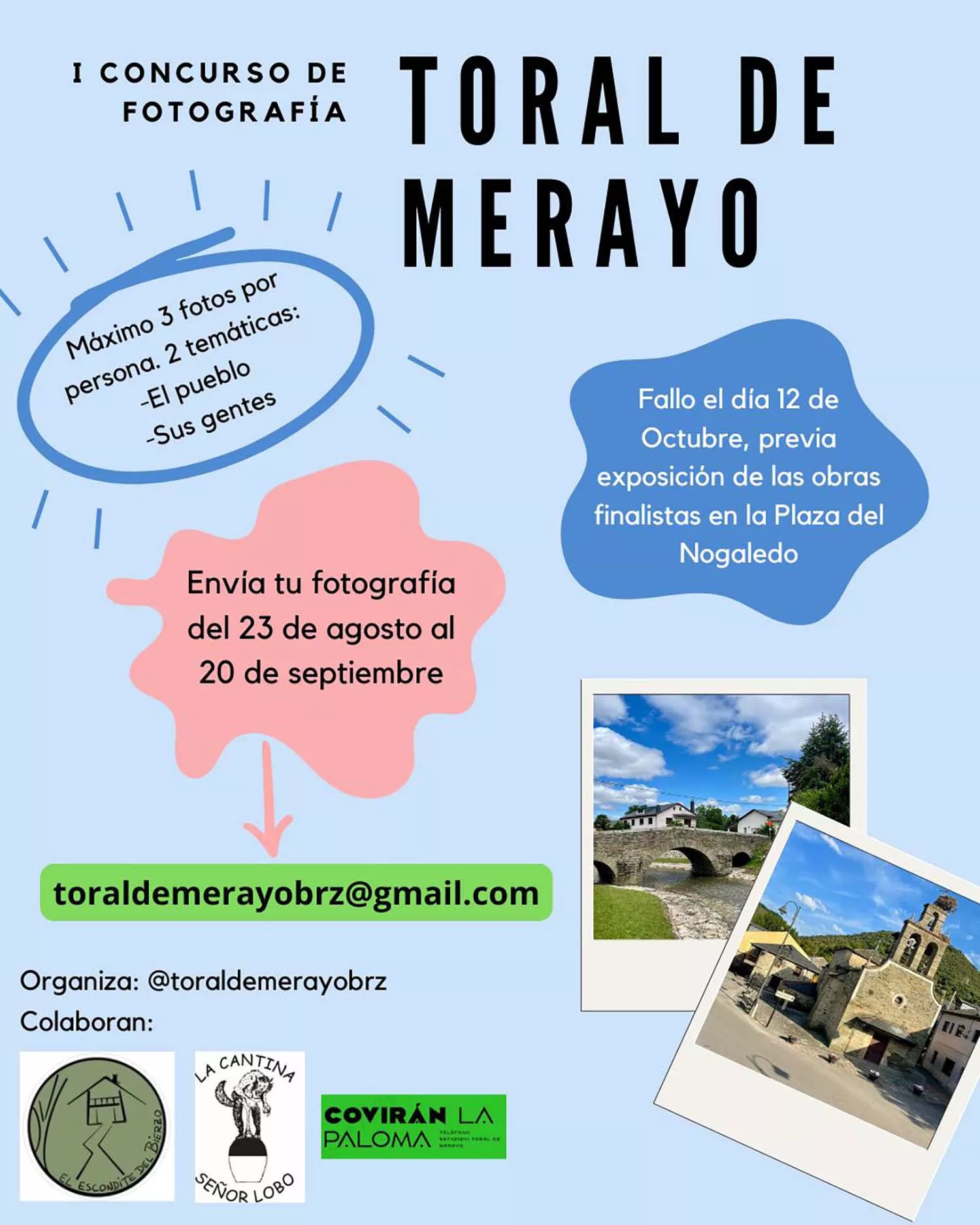 Toral de Merayo anuncia el I Concurso de Fotografía de Toral de Merayo