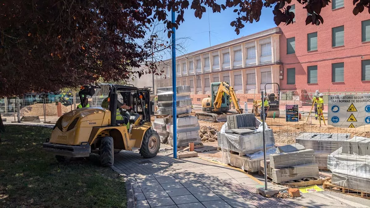 Obras calle Lago la Baña 