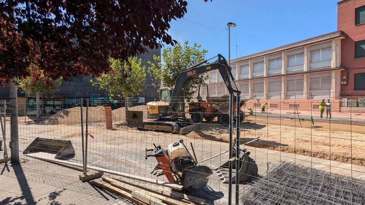 Obras calle Lago la Baña 