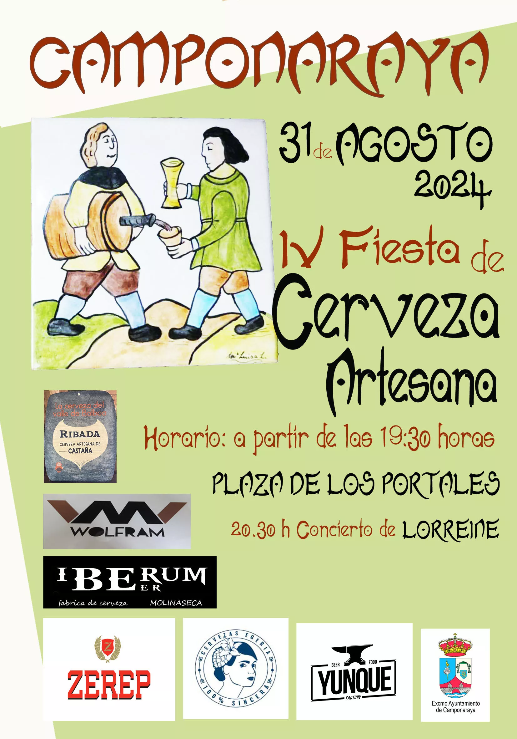 Cartel Feria Cerveza Camponaraya