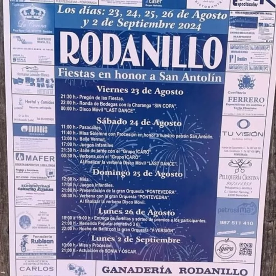 Fiestas en Rodanillo