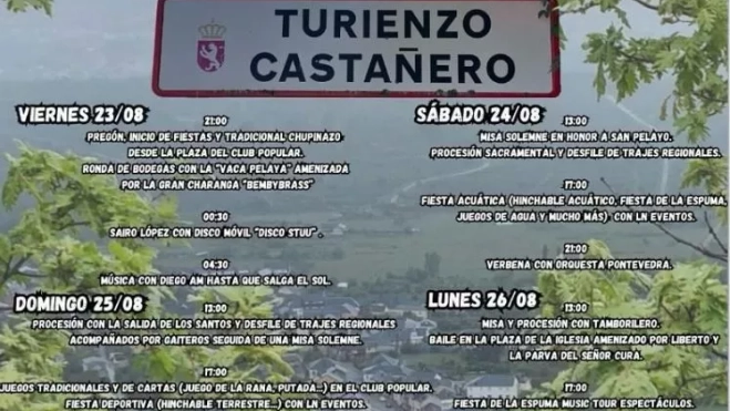 Fiestas en Turienzo Castañero