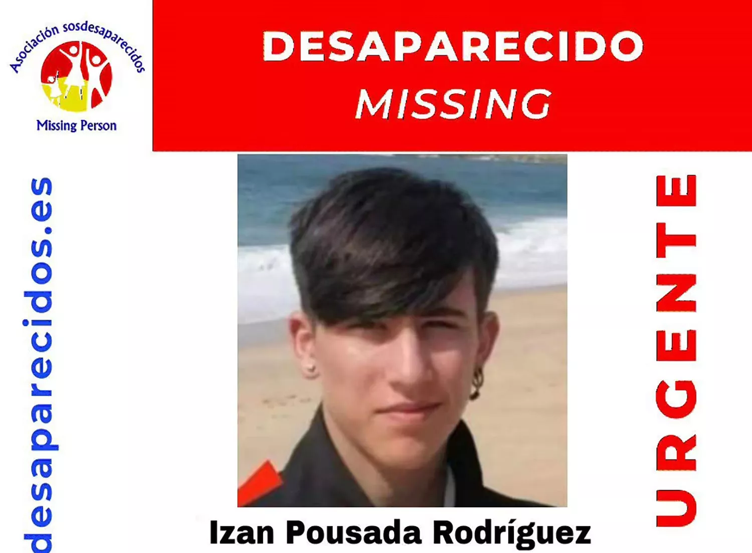 Izan Pousada desaparecido Cangas