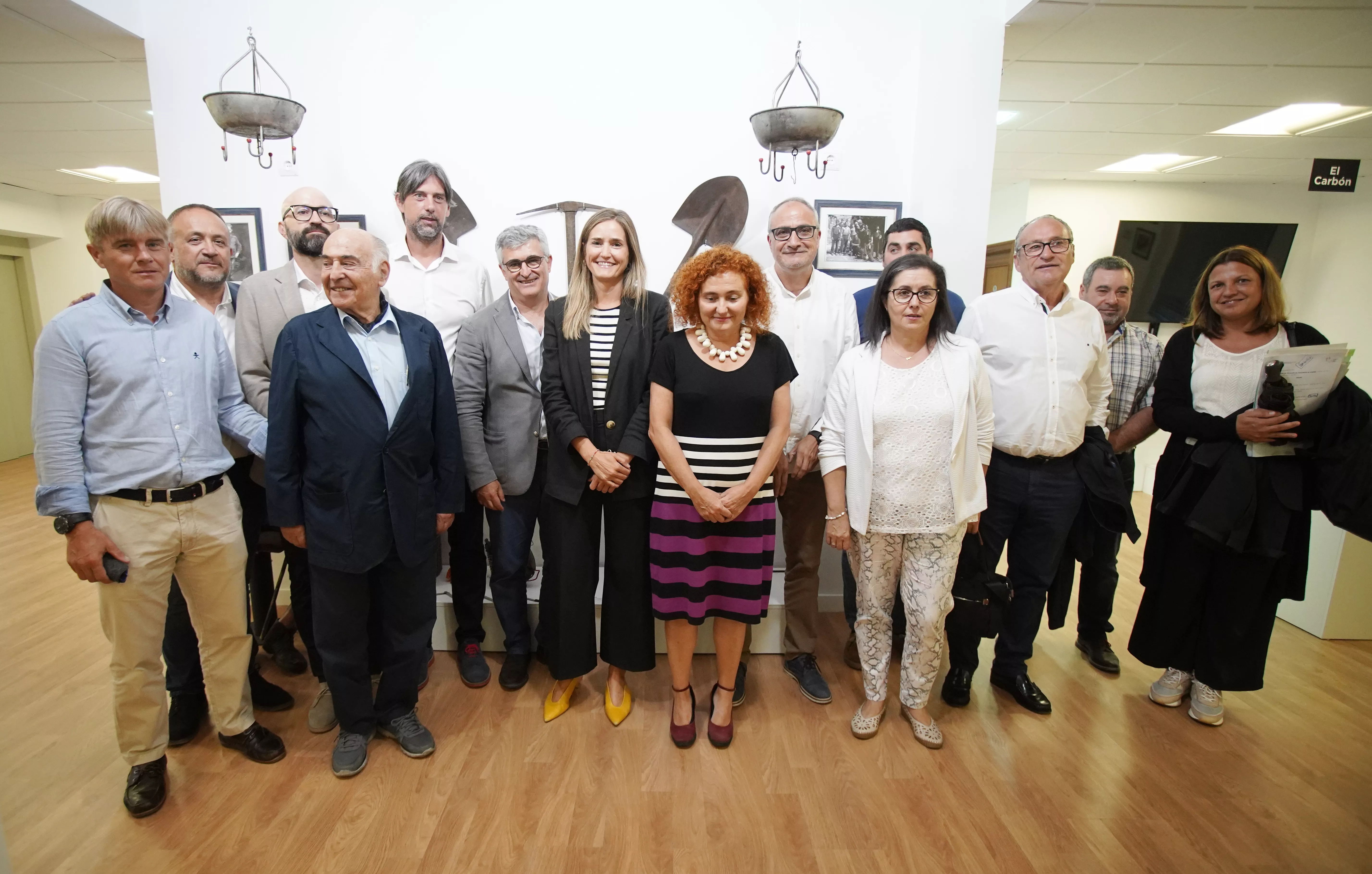 La secretaria de Estado de Estado de Energía, Sara Aagesen, visita la Fundación Cultura Minera de Torre del Bierzo | César Sánchez - ICAL