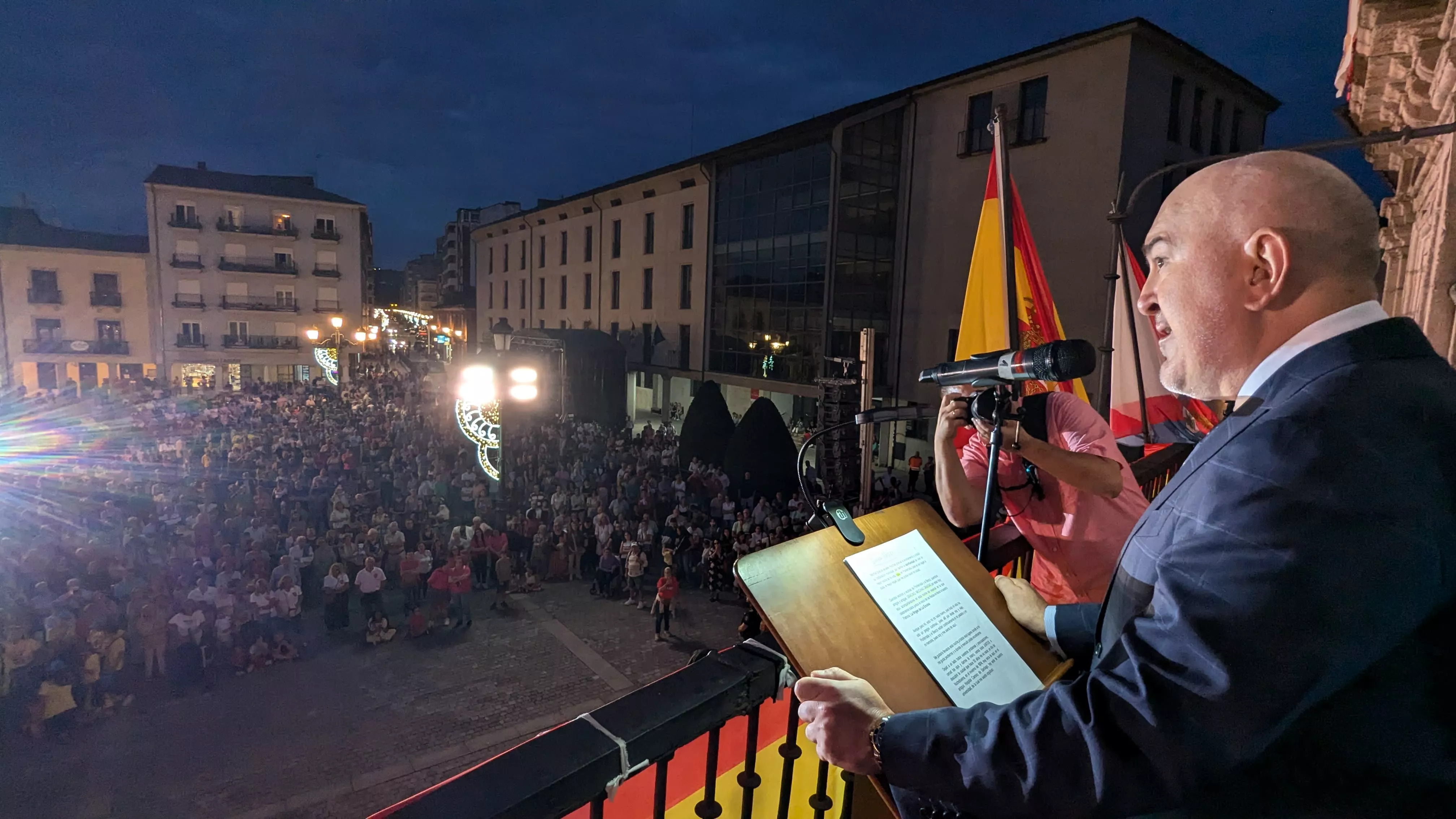 El doctor Valle Folgueral en el pregón